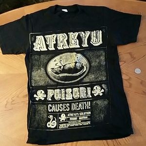 Atreyu mens slim fit small shirt